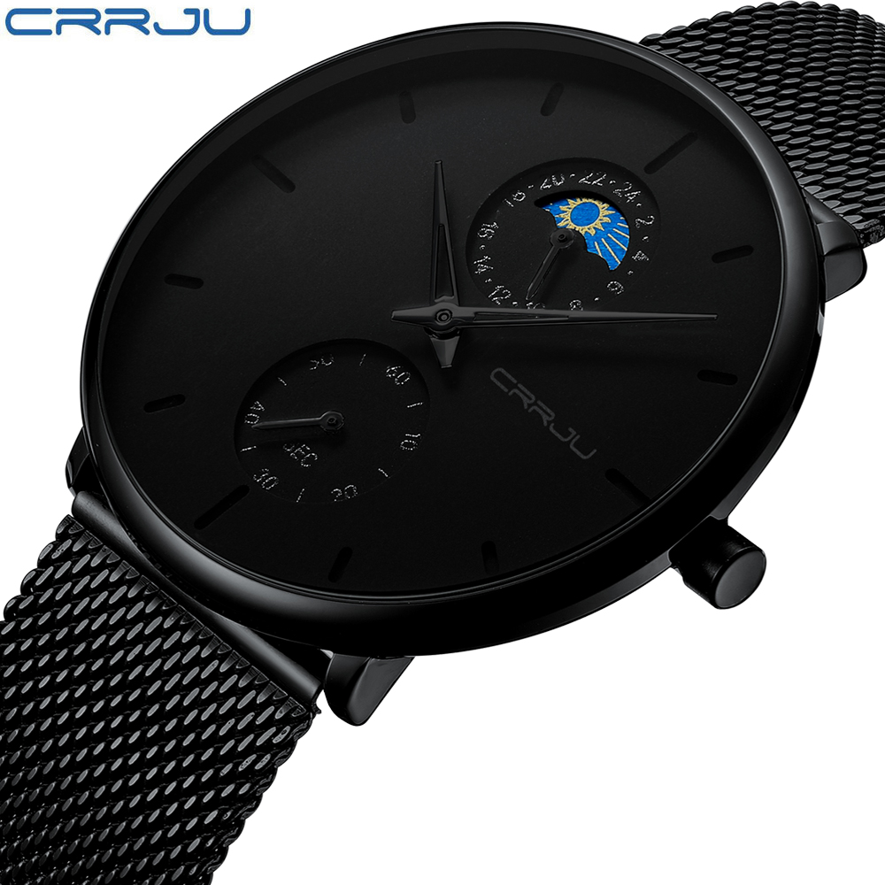 Luxury Watch Top 10 - CRRJU, relógio de pulso masculino de