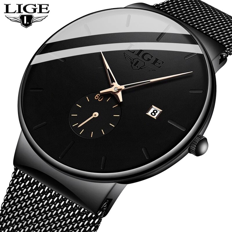 Luxury Watch Top 10 - LIGE Moda Mens Relógios Top Marca
