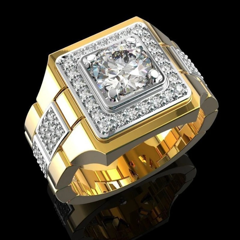 Luxury Watch Iceberg - Anéis de cristal de pedra de