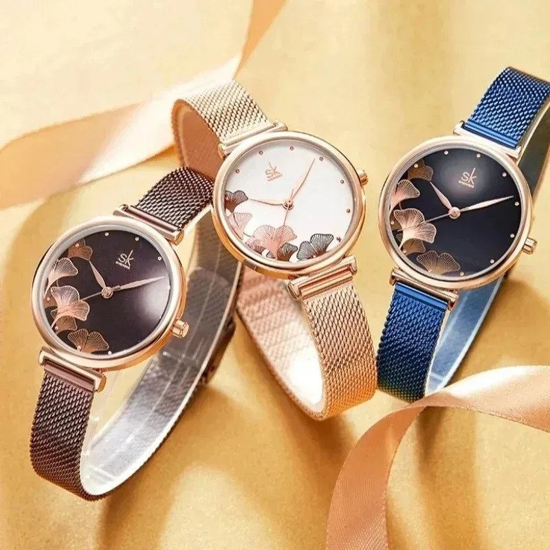 Luxury Watch Gift For Her - Relógio de quartzo unissexo de luxo