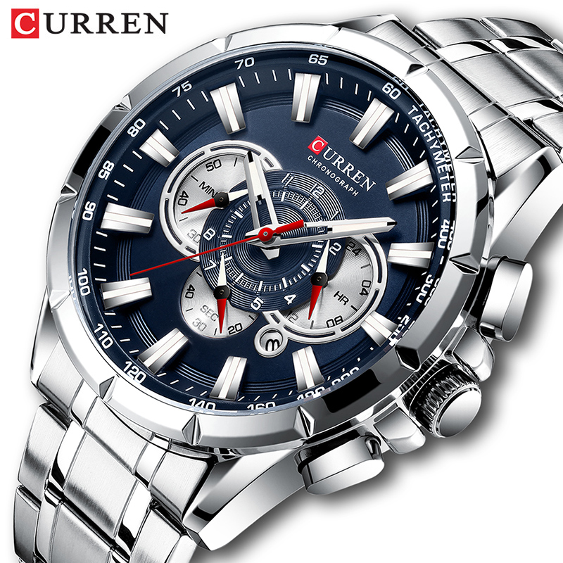 Curren relógio de pulso mascul - Luxury Watch Maker avaliação e preço