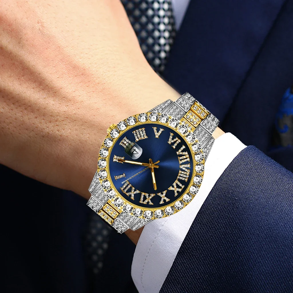 Relógio masculino cheio de dia - Luxury Watch Iceberg avaliação e preço