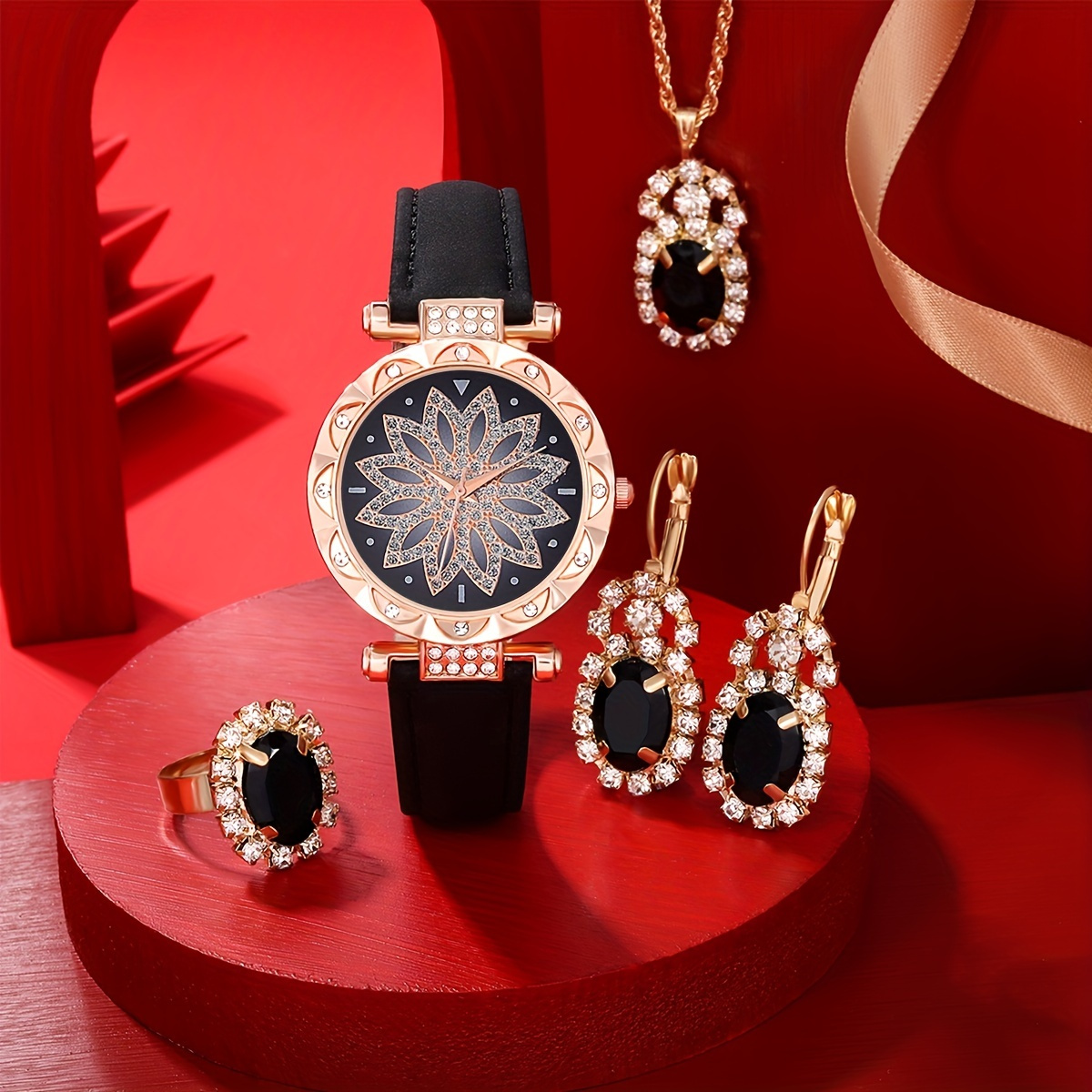 Relógio de Quartzo de Luxo com - Luxury Watch Gift For Her avaliação e preço