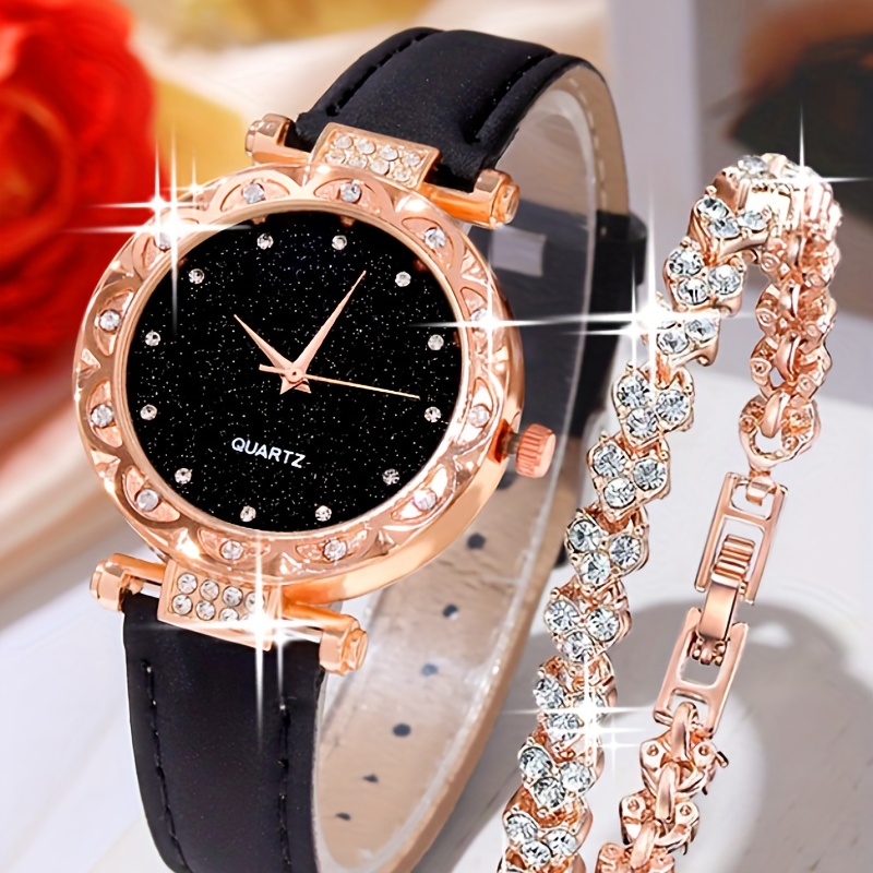 Relógio de Pulso de Quartzo Es - Luxury Watch Gift For Her avaliação e preço