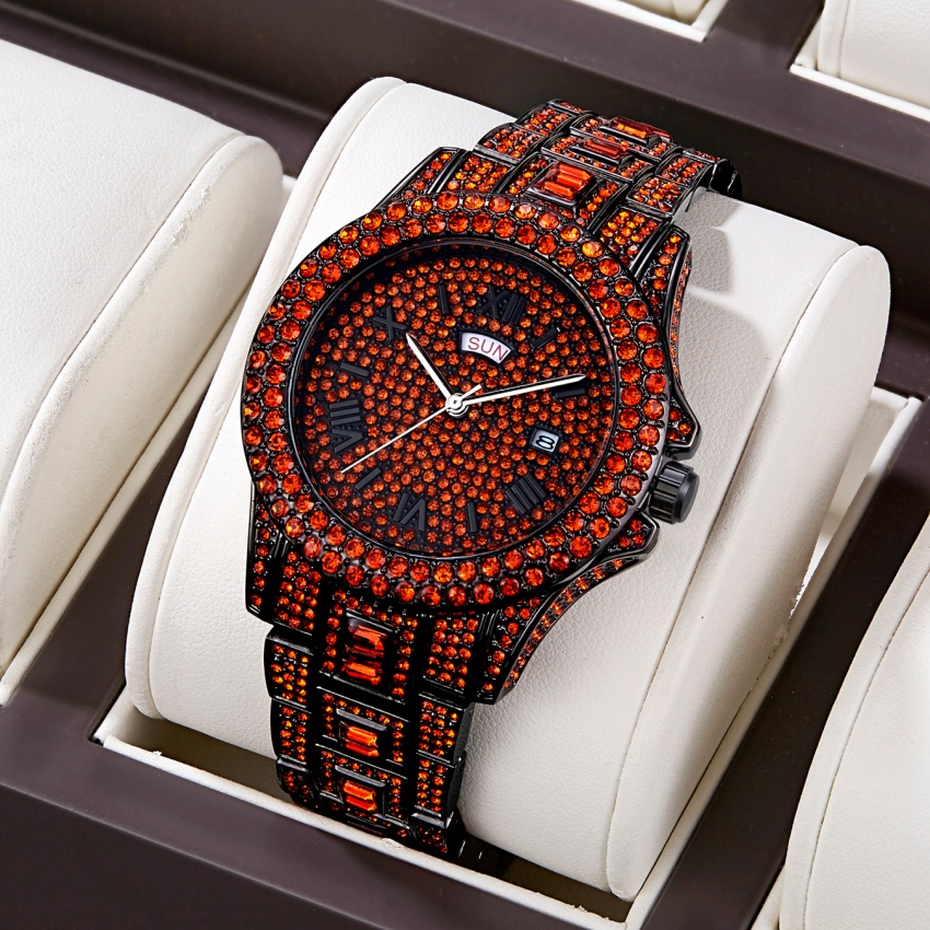 Relógio de luxo hip hop em aço - Luxury Watch Iceberg avaliação e preço