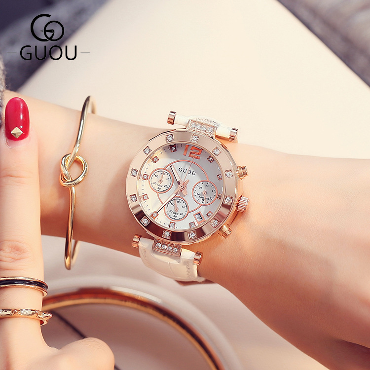 2018 GUOU Top Marca de Moda De - Luxury Watch Top 10 avaliação e preço