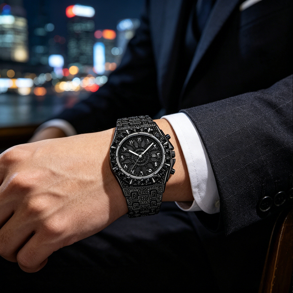 Relógio UNIGUET Cool Black Dia - Luxury Watch Iceberg avaliação e preço