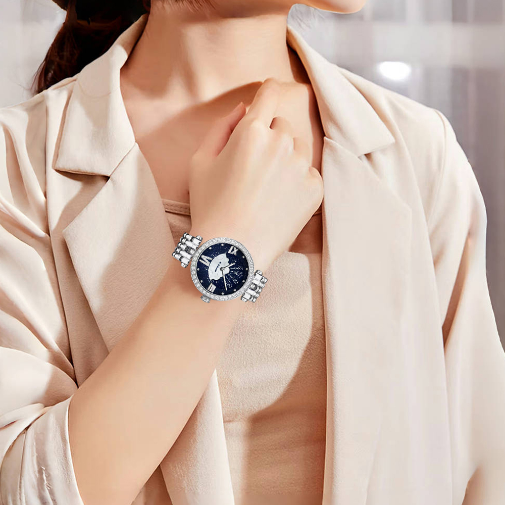 Relógio de quartzo feminino de - Luxury Watch Gift For Her avaliação e preço